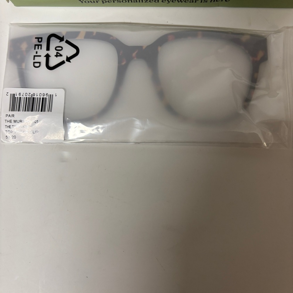 Pair Eyewear The Murphy T01 Top Frame Clip The Tortoise 53-20 Magnetic Accessory - Picture 2 of 3